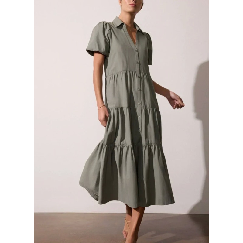 Brochu Walker The Havana Dress In Agave Green Size S Small — image 6 of 6
